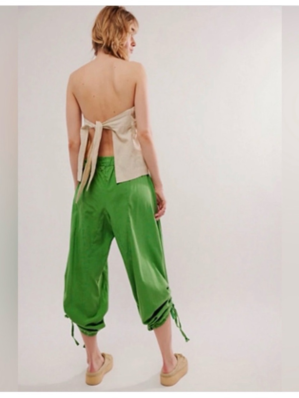 Free People Hadley Poplin Pants - Picture 2 of 8